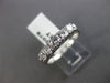 ESTATE WIDE 1.0CT DIAMOND 14K WHITE GOLD CLASSIC WEDDING ANNIVERSARY RING #22079