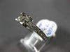 ESTATE .89CT DIAMOND PLATINUM 3D CLASSIC FILIGREE SEMI MOUNT ENGAGEMENT RING