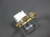 ESTATE .37CT DIAMOND 14KT YELLOW GOLD 3D FILIGREE CHANNEL ANNIVERSARY RING #2775
