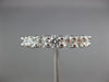 ESTATE 1.40CT DIAMOND 14K WHITE GOLD 7 STONE SHARE PRONG ANNIVERSARY RING #18618