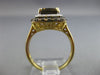 LARGE 3.30CT WHITE & CHOCOLATE FANCY DIAMOND & SMOKY TOPAZ 14K 2 TONE GOLD RING