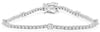 ESTATE 2.06CT ROUND CUT DIAMOND 18KT WHITE GOLD 3D CLASSIC TENNIS BRACELET