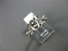 ESTATE .33CT DIAMOND 14KT WHITE GOLD 3D OVAL INFINITY SEMI MOUNT ENGAGEMENT RING