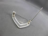 ESTATE TIFFANY & CO 18KT YELLOW GOLD & 925 SILVER DOUBLE HEART PIN BROOCH #2987