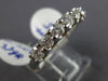 ESTATE 1.05CT ROUND DIAMOND 14KT WHITE GOLD 3D CLASSIC 7 STONE ANNIVERSARY RING