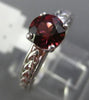 ESTATE 1.20CT AAA TOURMALINE 18KT WHITE GOLD SOLITAIRE FILIGREE ENGAGEMENT RING