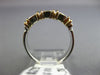 ESTATE .75CT PRINCESS DIAMOND 14KT TWO TONE GOLD WEDDING ANNIVERSARY RING #7305