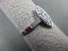 ANTIQUE .50CT OLD MINE ROUND DIAMOND PLATINUM 3D MARQUISE FILIGREE RING #23681