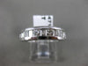 ESTATE WIDE 1.70CT PRINCESS CUT DIAMOND 14KT WHITE GOLD ANNIVERSARY RING #20471