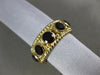 ESTATE LARGE 2CT AAA GARNET 14KT YELLOW GOLD FILIGREE ANNIVERSARY RING #26309
