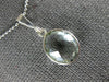 ESTATE 4.0CT AAA GREEN AMETHYST 14KT WHITE GOLD 3D OVAL CLASSIC BEZEL PENDANT