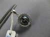 ESTATE .11CT DIAMOND & AAA TAHITIAN PEARL 14KT WHITE GOLD 3D ROUND HALO PENDANT