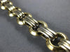 ESTATE 14KT WHITE & YELLOW GOLD 3D ITALIAN HANDCRAFTED CIRCULAR BRACELET #22721