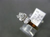 ESTATE 1.05CT DIAMOND PLATINUM & 14KT YELLOW GOLD 3 STONE LUCIDA ENGAGEMENT RING