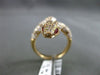 ESTATE LARGE 2.42CT WHITE & MULTI COLOR DIAMOND & RUBY 18KT ROSE GOLD SNAKE RING