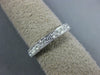 1.48CT DIAMOND 18KT WHITE GOLD ROUND FILIGREE MILGRAIN ETERNITY ANNIVERSARY RING
