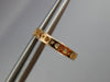 ESTATE .37CT BAGUETTE DIAMOND 18KT ROSE GOLD 3D CLASSIC HUGGIE HOOP EARRINGS 2mm