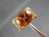 ESTATE LARGE 5.77CT DIAMOND & AAA PEACH MORGANITE 14K WHITE GOLD ENGAGEMENT RING