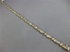 ANTIQUE .84CT DIAMOND 14KT WHITE & YELLOW GOLD 3D CLASSIC HEART BRACELET #17339