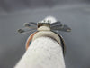 ESTATE WIDE .45CT DIAMOND 14KT WHITE GOLD 3D FIFTEEN STONE BOW RING 11mm WIDE