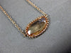 LONG 7.35CT DIAMOND & AAA MULTICOLOR SAPPHIRE 14K ROSE GOLD BY THE YARD NECKLACE