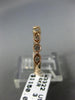 ESTATE .22CT DIAMOND 14K ROSE GOLD 3D CLASSIC FILIGREE MILGRAIN ANNIVERSARY RING