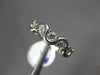 ESTATE .42CT DIAMOND PLATINUM 3D CLASSIC FIVE STONE MULTI WAVE ANNIVERSARY RING