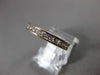 ESTATE 1.10CT ROUND DIAMOND 14KT YELLOW GOLD CHANNEL ETERNITY WEDDING RING BAND