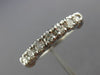ESTATE .60CT ROUND CUT DIAMOND 14KT WHITE GOLD 7 STONE ANNIVERSARY RING #7831