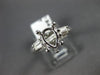 ESTATE .35CT DIAMOND 18KT WHITE GOLD 3D LUCIDA SEMI MOUNT ENGAGEMENT RING #18134