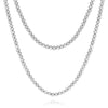 LARGE 15.62CT DIAMOND 18KT WHITE GOLD ROUND DOUBLE STRAND ETERNITY LOVE PENDANT