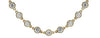 LARGE 9.18CT DIAMOND 18KT YELLOW GOLD 3D CLASSIC BY THE YARD BEZEL LOVE NECKLACE