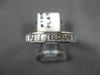ESTATE WIDE 1.08CT PRINCESS DIAMOND PLATINUM 3D 9 STONE ANNIVERSARY RING #19558