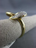ESTATE .55CT DIAMOND 14K YELLOW GOLD CLASSIC INFINITY WEDDING ANNIVERSARY RING