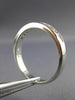 ESTATE .55CT PRINCESS DIAMOND 14KT WHITE GOLD 3D CHANNEL ANNIVERSARY RING #17304