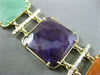 ESTATE WIDE & LONG 1.45CT DIAMOND & AAA MULTI GEM 14KT WHITE 3D SQUARE BRACELET