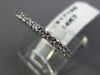 ESTATE 1.02CT ROUND DIAMOND 14KT WHITE GOLD 3D CLASSIC ANNIVERSARY RING #17196