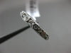 ANTIQUE .15CT DIAMOND 14K WHITE GOLD 7 STONE ETOILE OPEN FILIGREE WEDDING RING