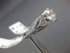 ESTATE LARGE GIA 2.27CT DIAMOND PLATINUM 3D THREE STONE ENGAGEMENT RING #25772