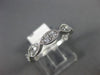 ESTATE .50CT DIAMOND 14KT WHITE GOLD 3D INFINITY 3/4TH ETERNITY ANNIVERSARY RING