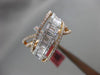 ESTATE 1.42CT MULTI SHAPE DIAMOND 18KT WHITE GOLD CRISS CROSS INFINITY LOVE RING