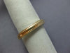 14KT 3mm YELLOW GOLD CLASSIC SOLID MILGRAIN COMFORT FIT ANNIVERSARY RING #24163