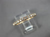 ESTATE .66CT DIAMOND 14KT ROSE GOLD 3D CLASSIC ROUND ETERNITY ANNIVERSARY RING