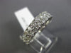 ESTATE 1.50CT ROUND CUT DIAMOND 14KT WHITE GOLD 2 ROW WEDDING ANNIVERSARY RING