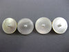 ESTATE LARGE AAA MOTHER OF PEARL 14KT YELLOW GOLD 3D DOUBLE SIDED CUFF LINKS