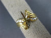 ESTATE .22CT DIAMOND 14K YELLOW GOLD 3D 9 STONE SEMI MOUNT ENGAGEMENT RING #9808