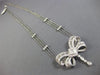 LARGE 2.20CT DIAMOND 18K WHITE GOLD HANDCRAFTED FILIGREE BY THE YARD NECKLACE