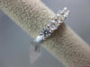 ESTATE 1.40CT DIAMOND 14K WHITE GOLD 7 STONE SHARE PRONG ANNIVERSARY RING #18618