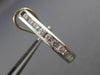 ESTATE 1.10CT DIAMOND 14K WHITE GOLD CLASSIC CHANNEL HUGGIE HOOP EARRINGS #20387