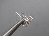 ESTATE 1.09CT DIAMOND 14KT WHITE GOLD 3D CLASSIC TRILLION STUD EARRINGS #25969